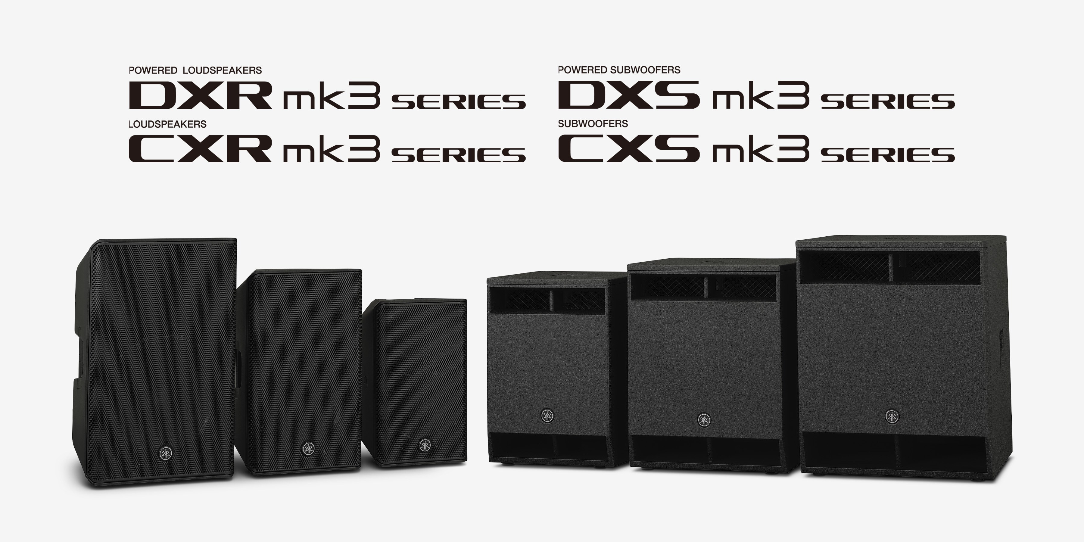 Llegan las nuevas series DXR/DXS y CXR/CXS mk3 de Yamaha