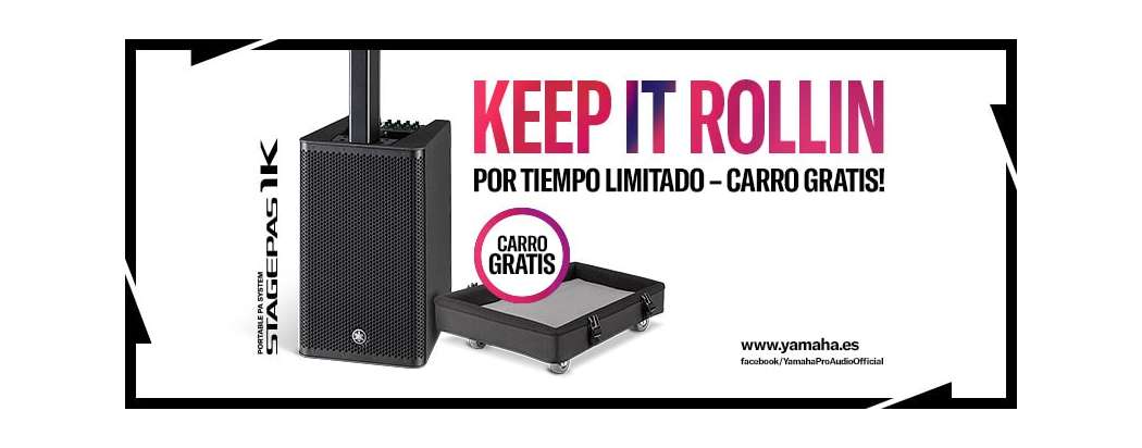 Yamaha Stagepas 1k con Carro gratis!